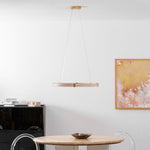 Circle Travertine Pendant Lamp