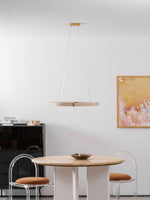 Circle Travertine Pendant Lamp