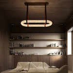 Circle Alabaster Chandelier