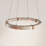Circle Travertine Pendant Lamp