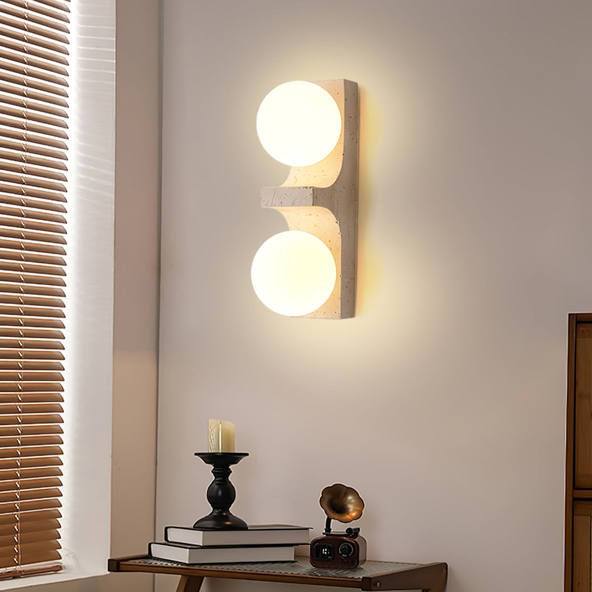 Cirra Travertine Wall Light