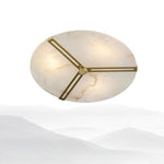 Clocks Alabaster Ceiling Light