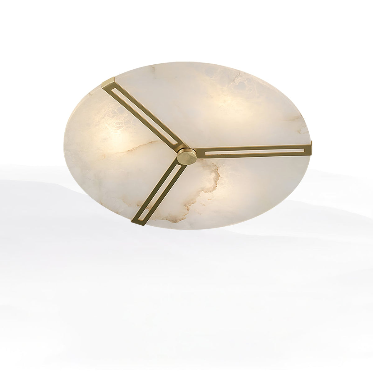Clocks Alabaster Ceiling Light
