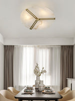 Clocks Alabaster Ceiling Light