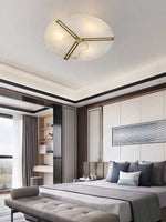 Clocks Alabaster Ceiling Light