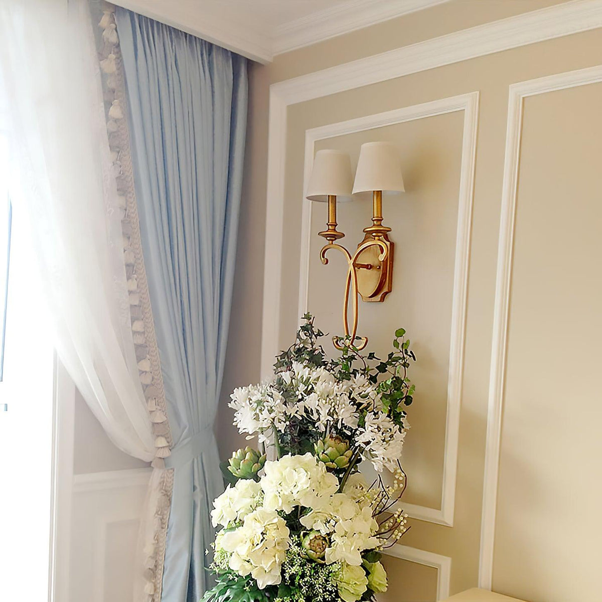 Coby Candle Wall Light 14.2"