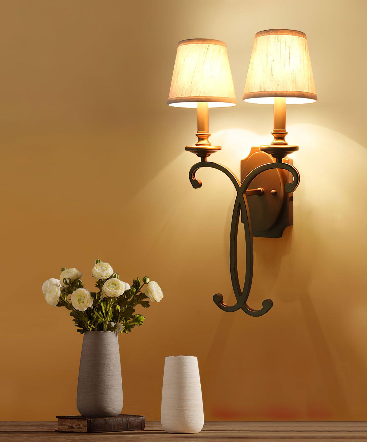 Coby Candle Wall Light 14.2"