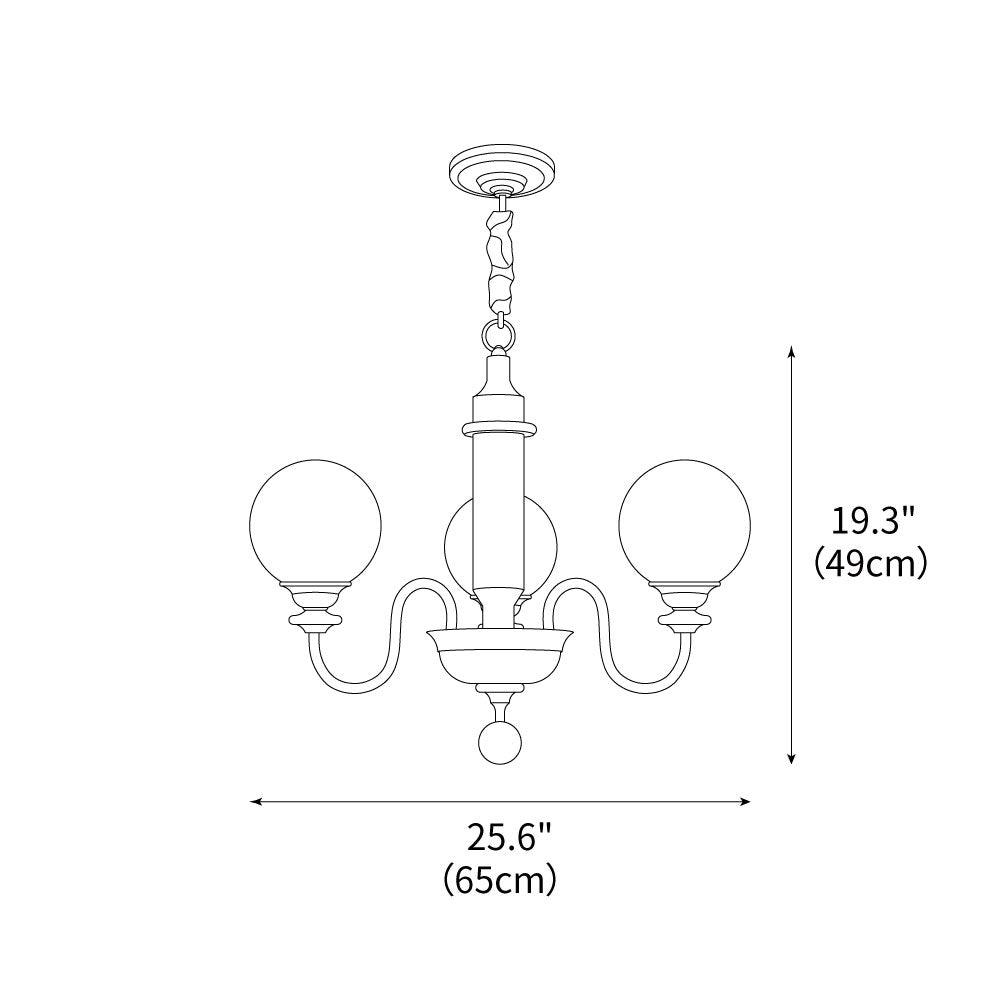 Colonial Grace Chandelier