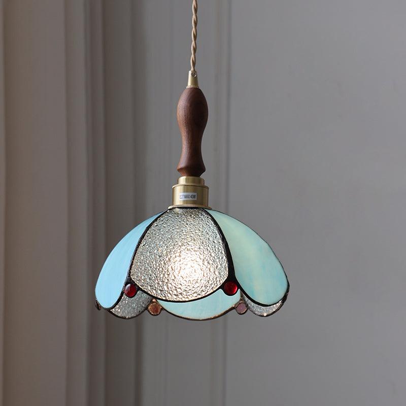 Colorful Stained Glass Pendant Light