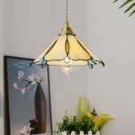 Colorful Stained Glass Pendant Light