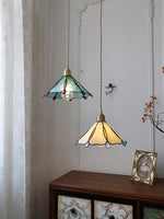 Colorful Stained Glass Pendant Light