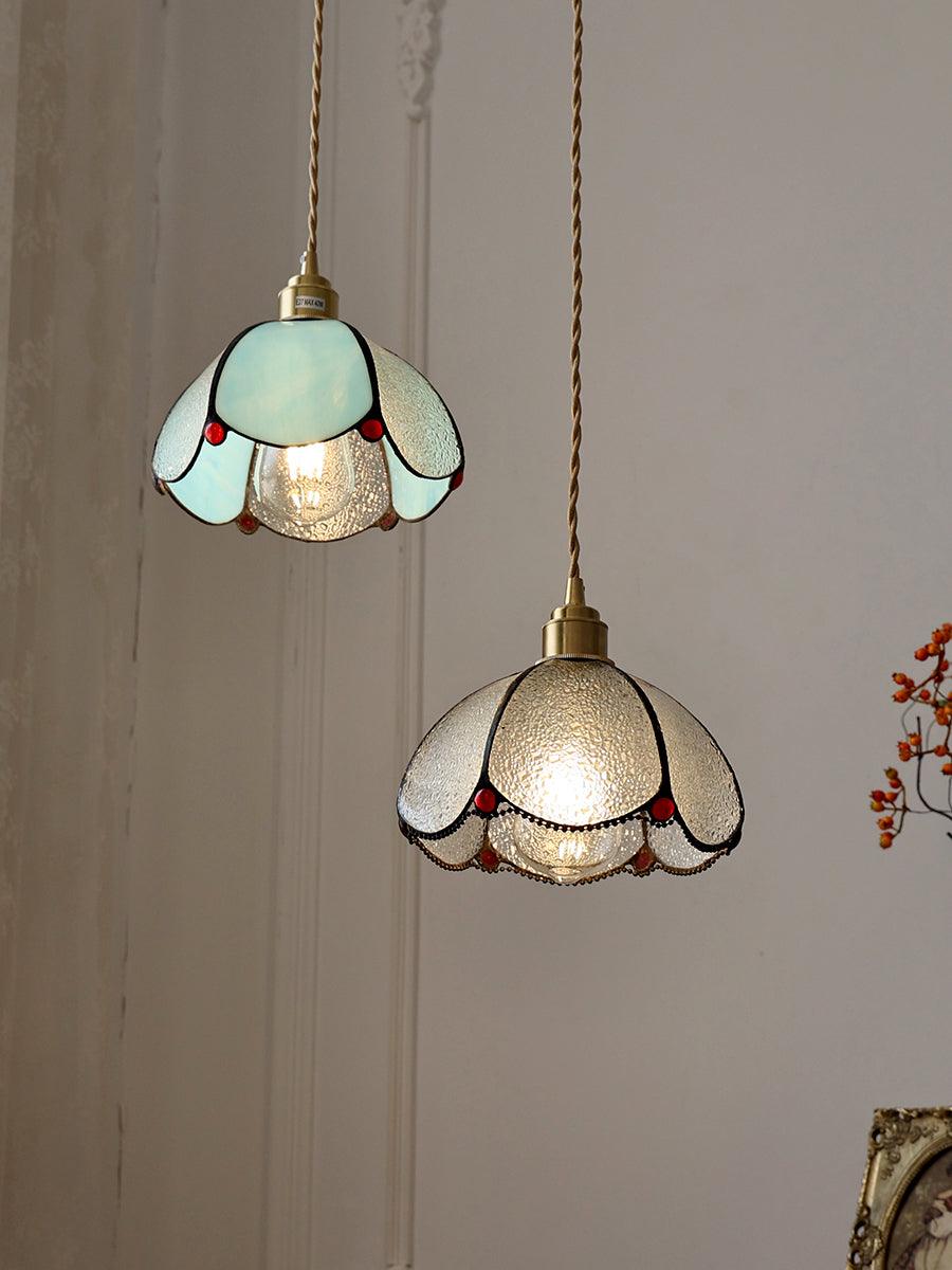 Colorful Stained Glass Pendant Light