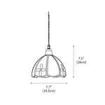 Colorful Stained Glass Pendant Light