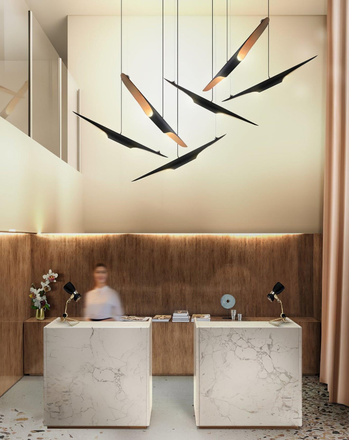 Coltrane Pipe Pendant Light 23.6"