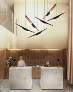 Coltrane Pipe Pendant Light 23.6"