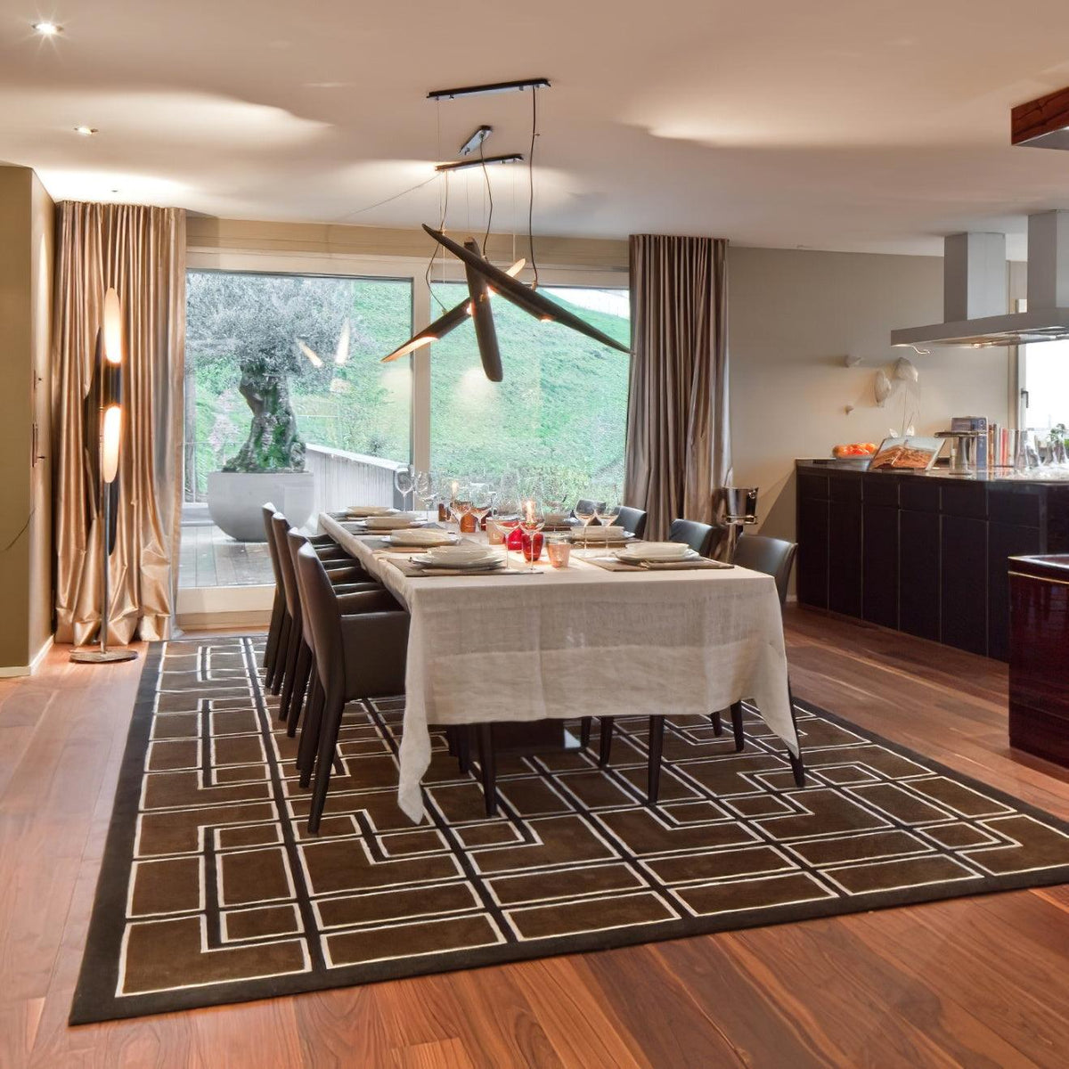 Coltrane Pipe Pendant Light 23.6"