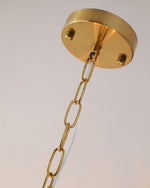 Contemporary Leaves Glass Chandelier