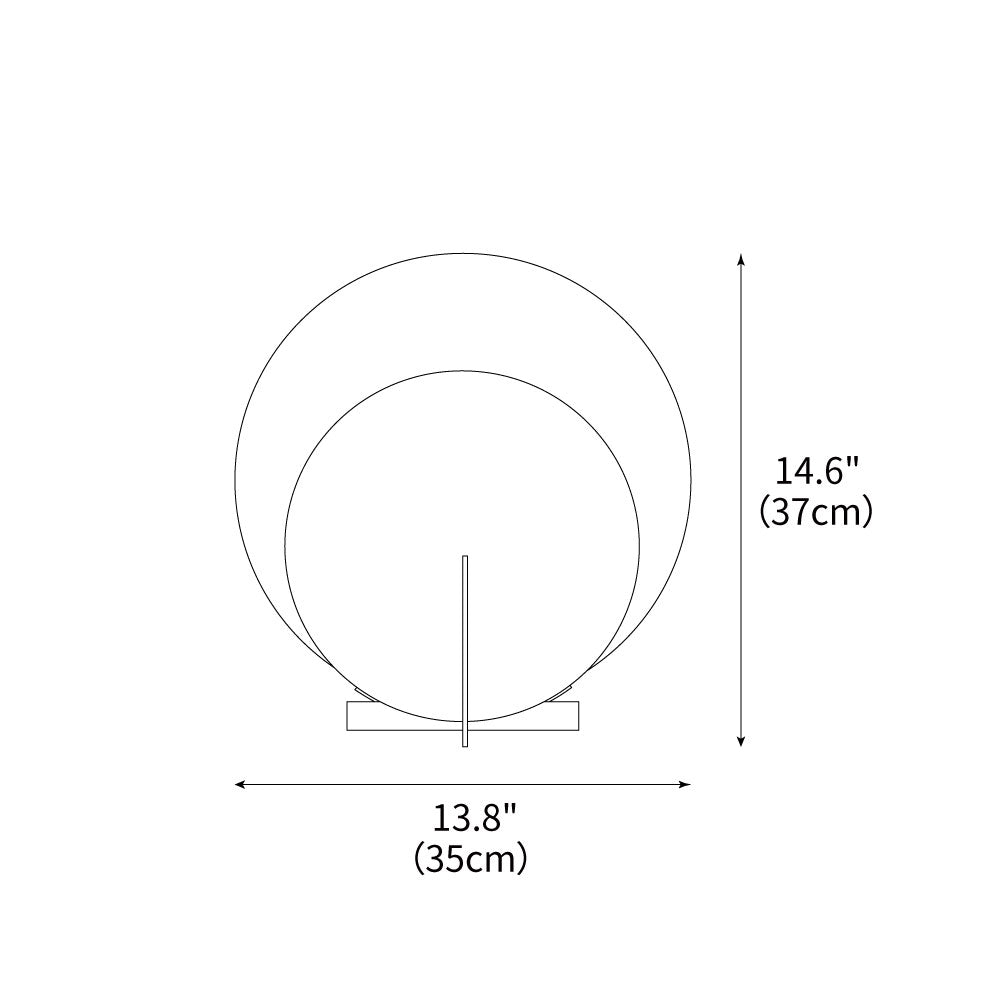 Corbett Asteria Table Lamp 13.8"