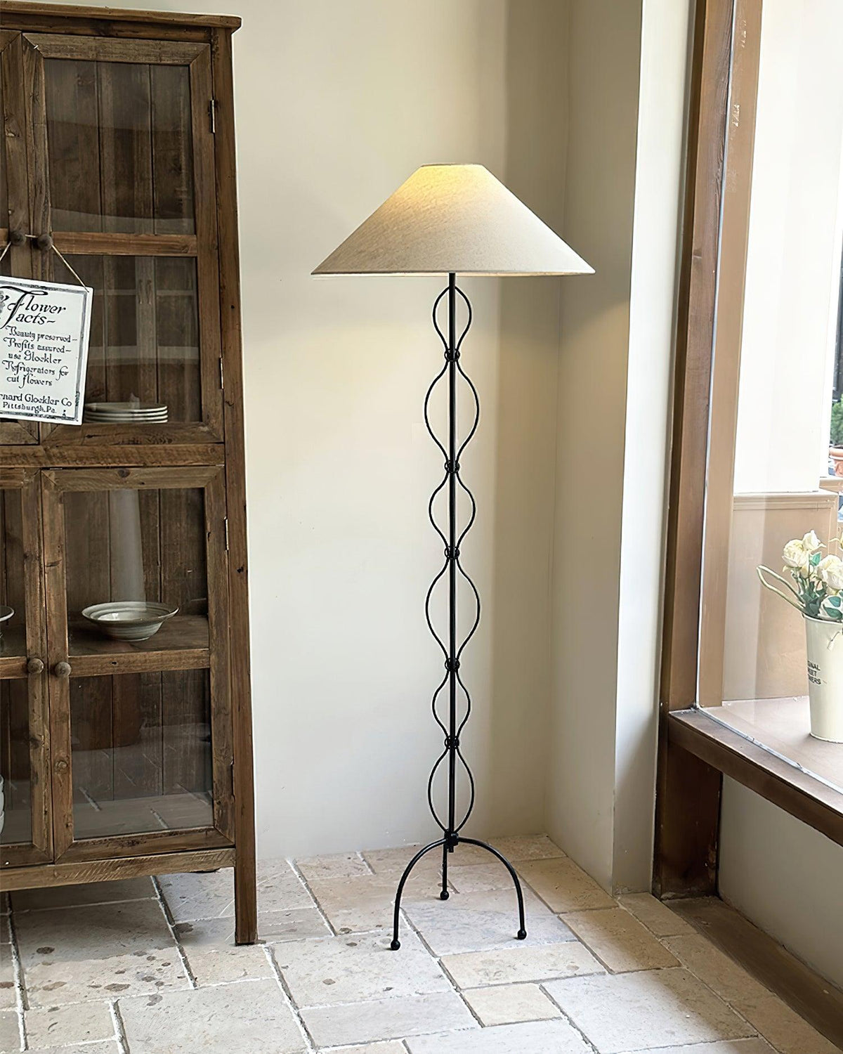 Corner Standing Floor Lamp 19.7"