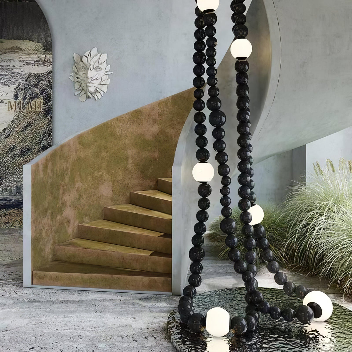 Cosmic Beads Chandelier