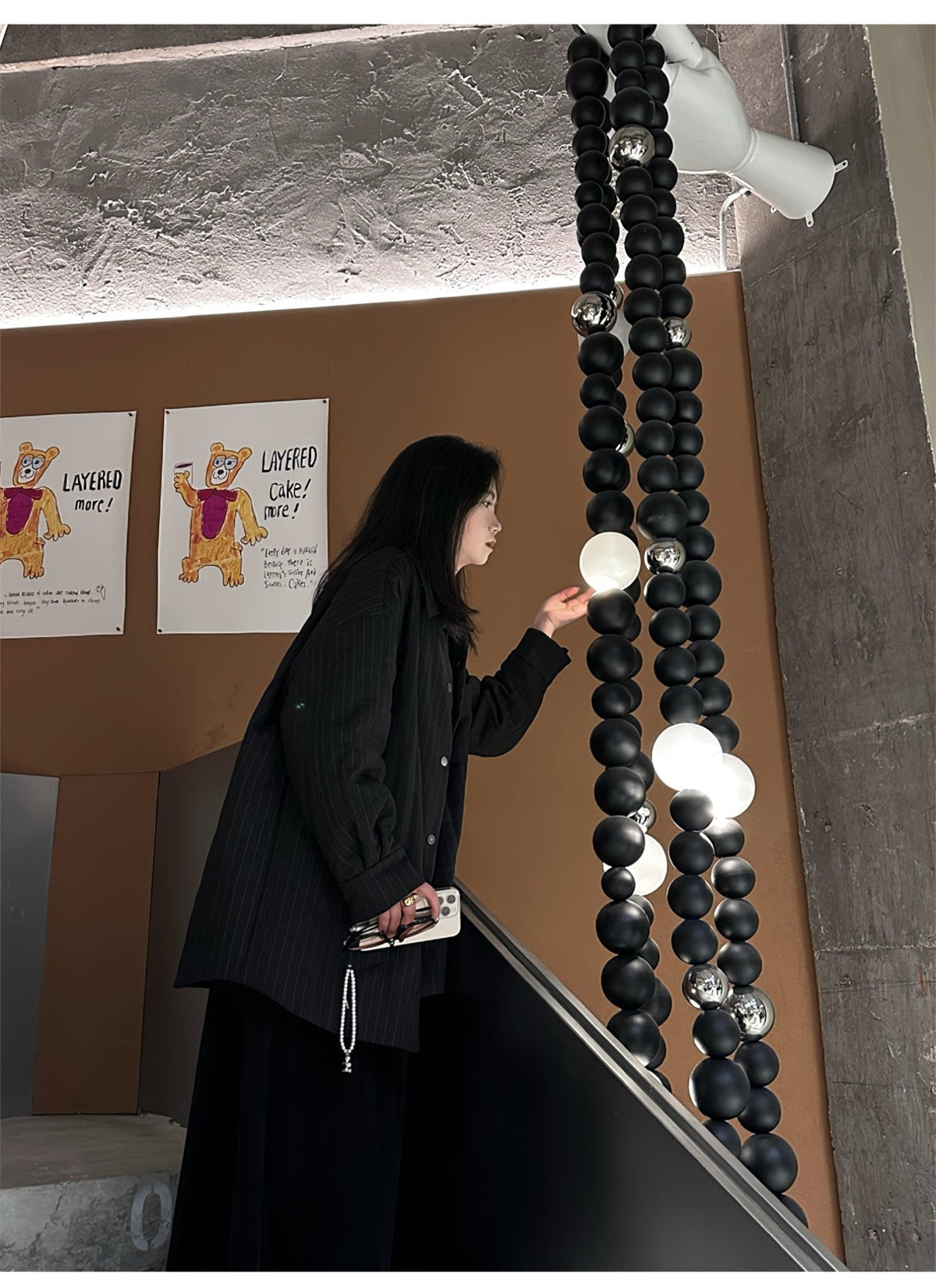 Cosmic Beads Chandelier