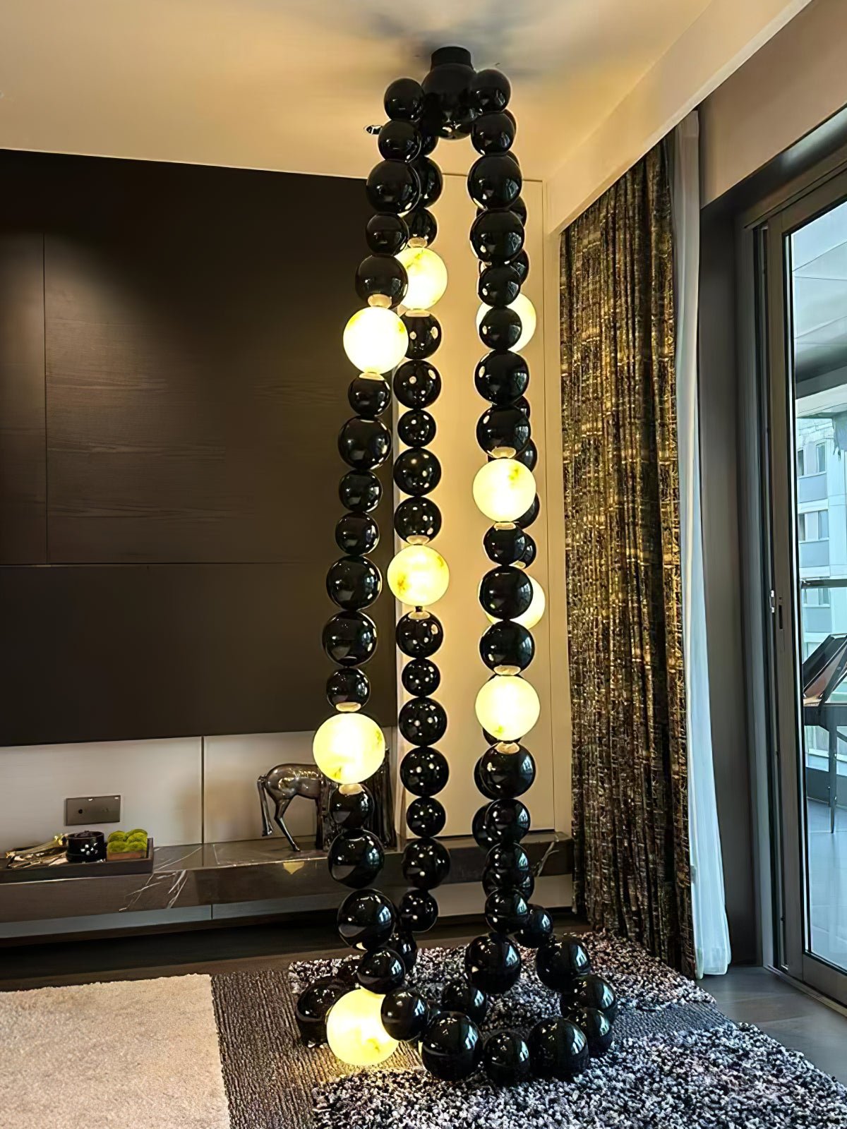Cosmic Beads Chandelier