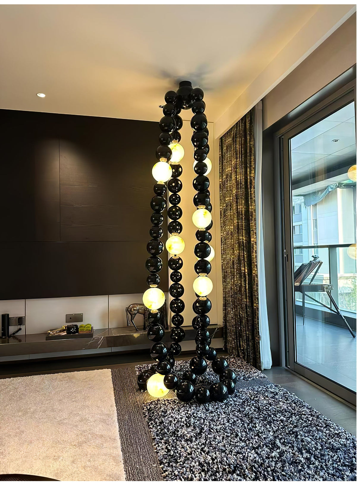 Cosmic Beads Chandelier