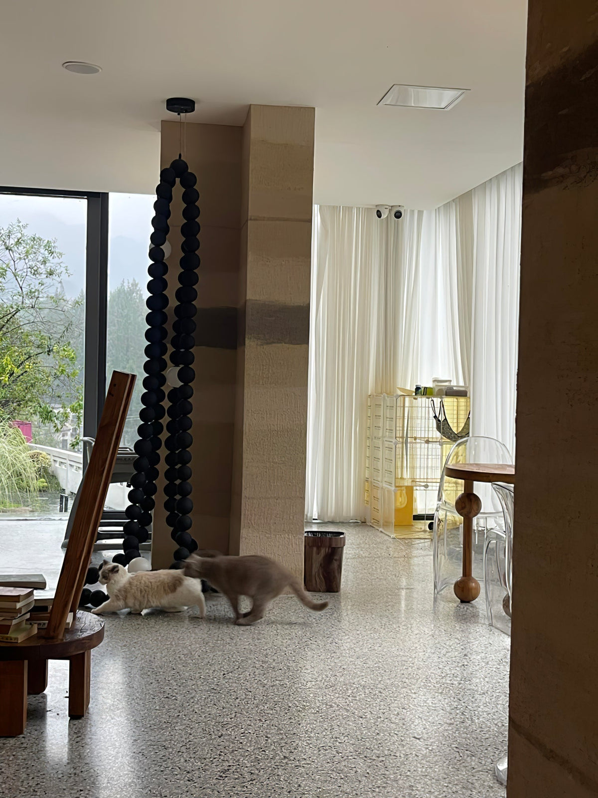 Cosmic Beads Chandelier