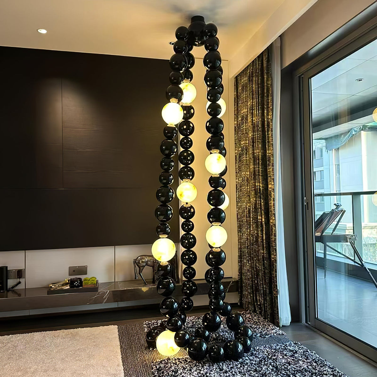 Cosmic Beads Chandelier