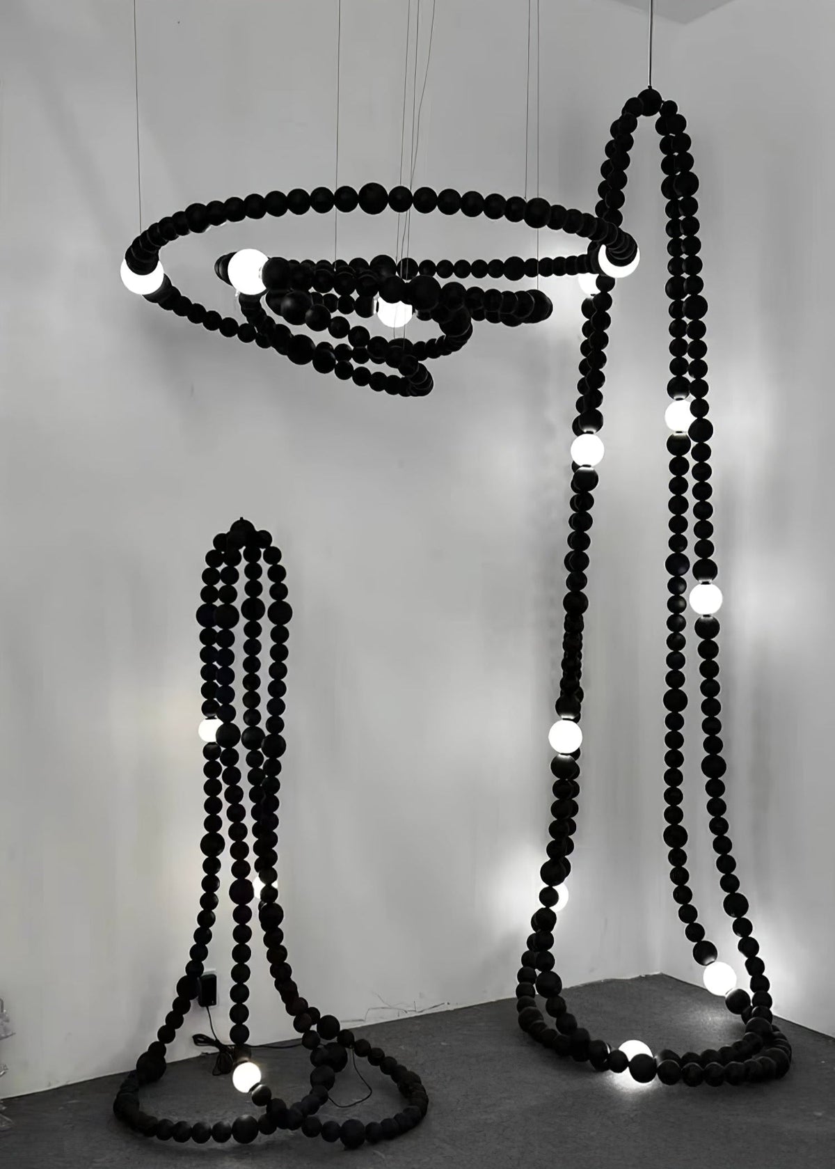 Cosmic Beads Chandelier