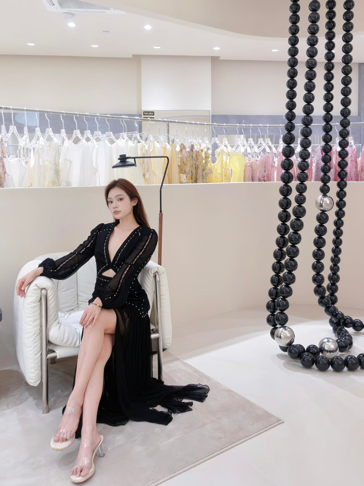 Cosmic Beads Chandelier