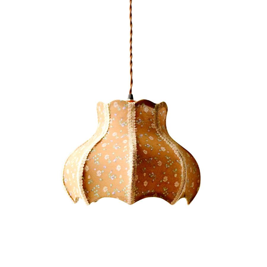 Cotton And Linen Shade Pendant Lamp 11.8"