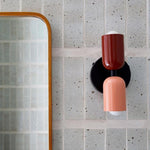 Couleur Double Plug In Wall Lamp