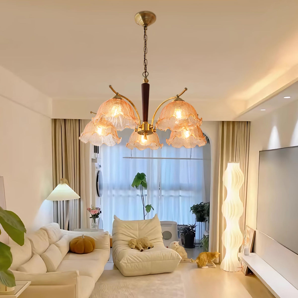 Crack Flower Chandelier