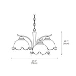 Crack Flower Chandelier