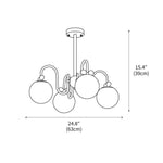 Cream Cherry Chandelier