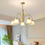 Cream Flower Chandelier