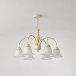 Cream Flower Chandelier