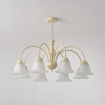 Cream Flower Chandelier