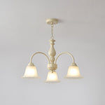 Cream Flower Chandelier