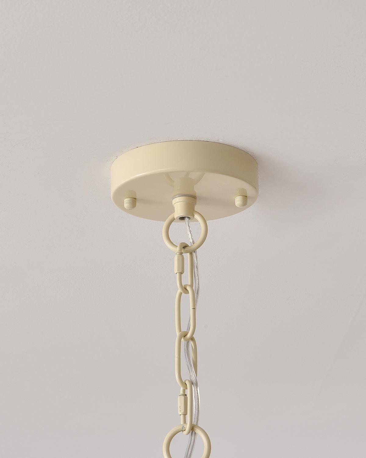 Cream Flower Chandelier