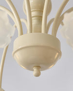 Cream Flower Chandelier
