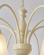 Cream Flower Chandelier