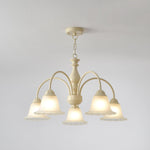 Cream Flower Chandelier