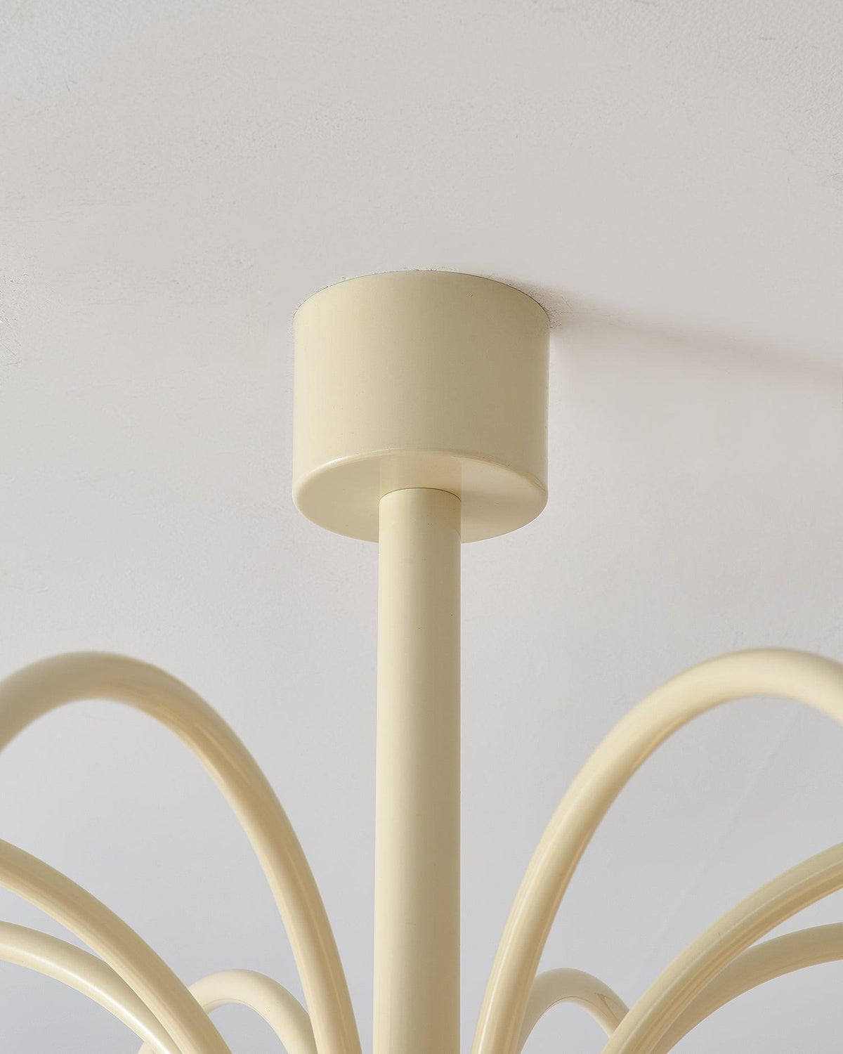 Cream Planet Glass Chandelier