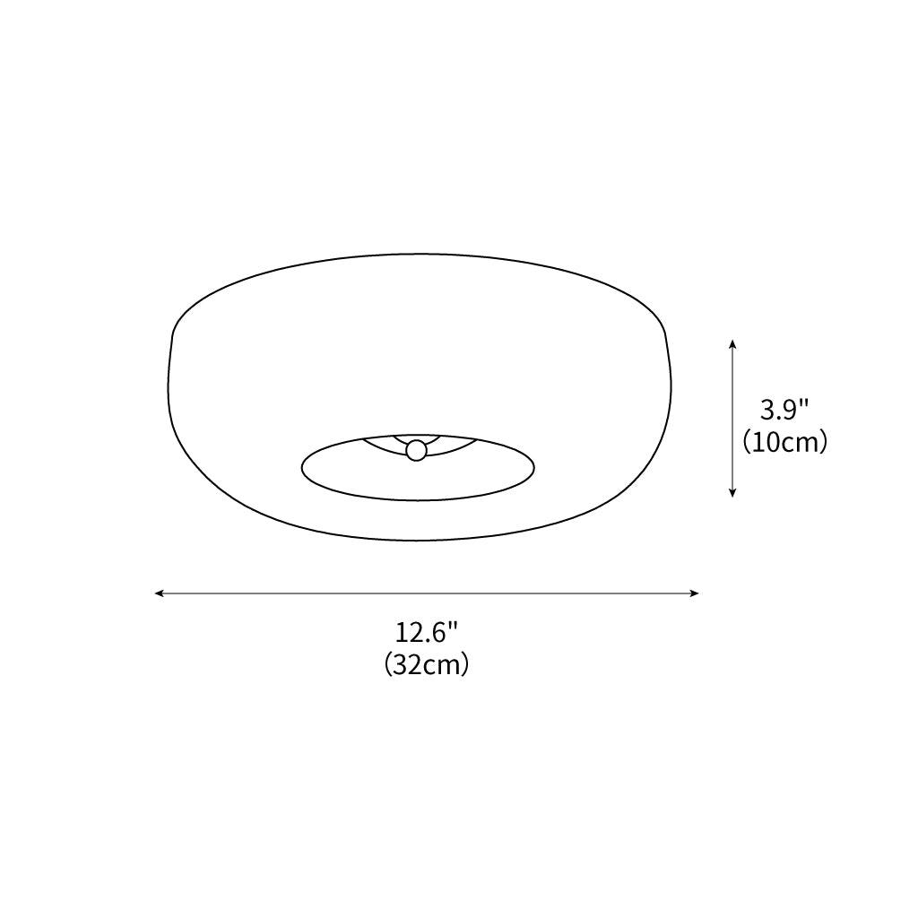 Cream Pudding Ceiling Lamp