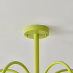 Cream Pumpkin Ball Chandelier