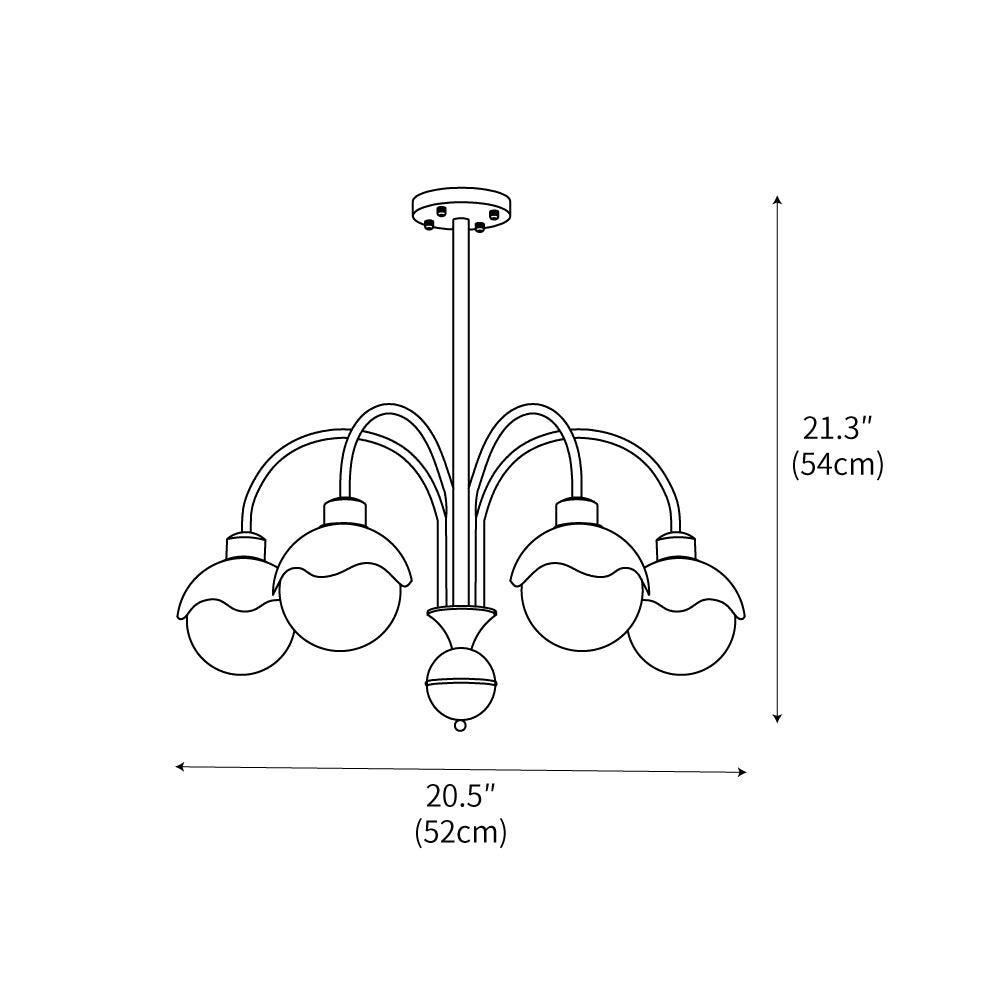Creamy Lychee Matcha Chandelier