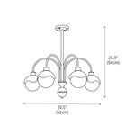 Creamy Lychee Matcha Chandelier