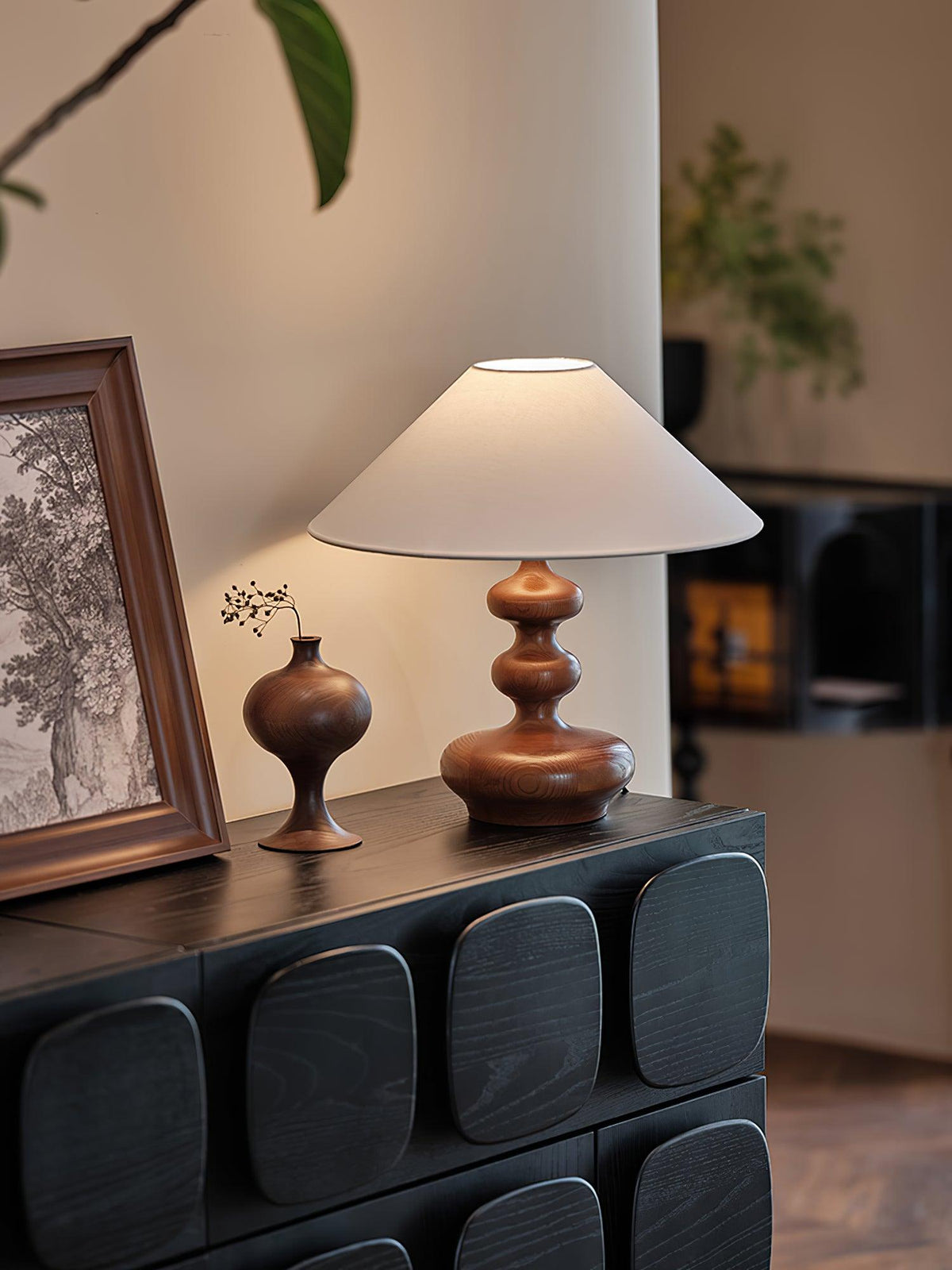 Gourd Table Lamp 15.7"